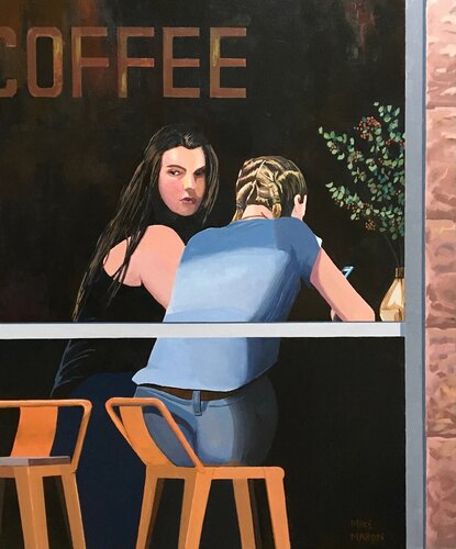 Coffee Break van Michael Maron, Schilderij te koop op Singulart