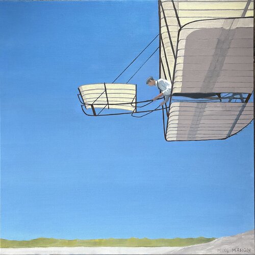 First in Flight, Kill Devil Hills, 1901 von Michael Maron, Malerei kaufen auf Singulart