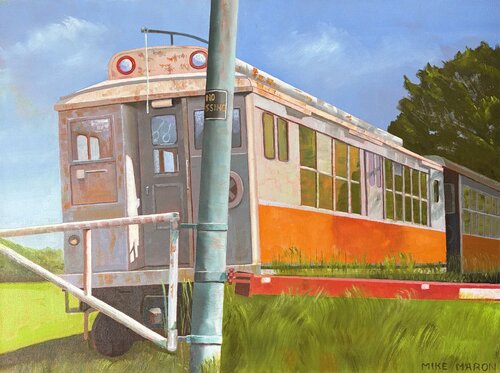 Sidelined by Michael Maron, Painting for Sale on Singulart