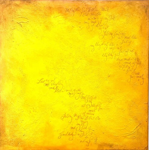 Sunshine yellow square Isabel Kleinert