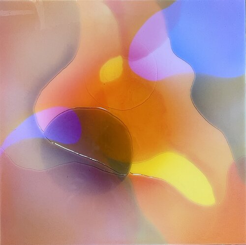 Pumpkin candy waves van Isabel Kleinert, Schilderij te koop op Singulart