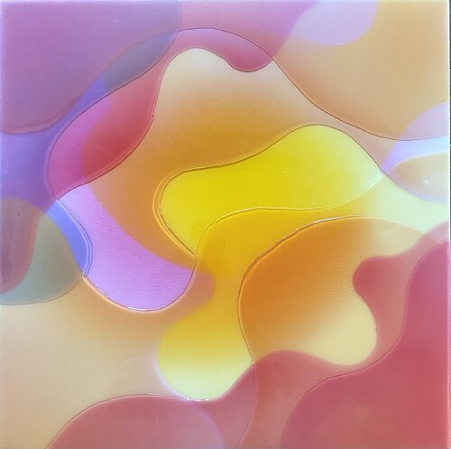 Pink orange candy wave three Isabel Kleinert