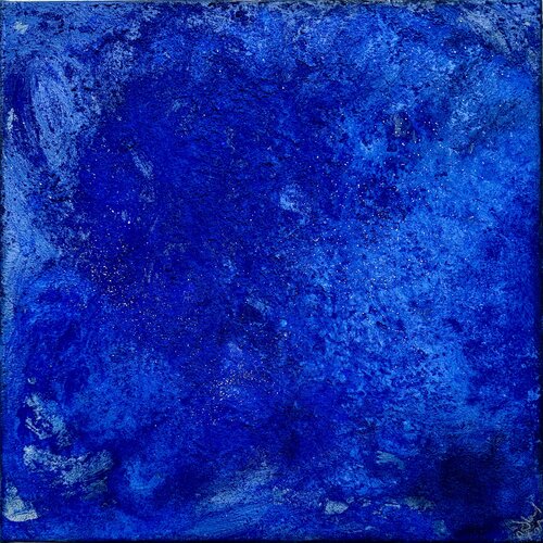 Night space blue von Isabel Kleinert, Malerei kaufen auf Singulart