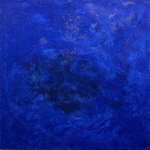 Heart blue by Isabel Kleinert, Painting for Sale on Singulart
