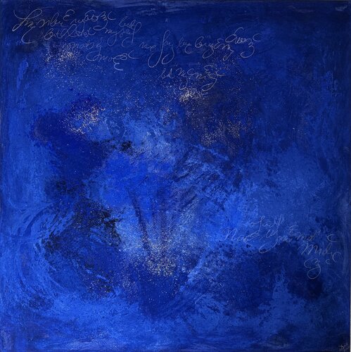 Blue infinity by Isabel Kleinert, Painting for Sale on Singulart