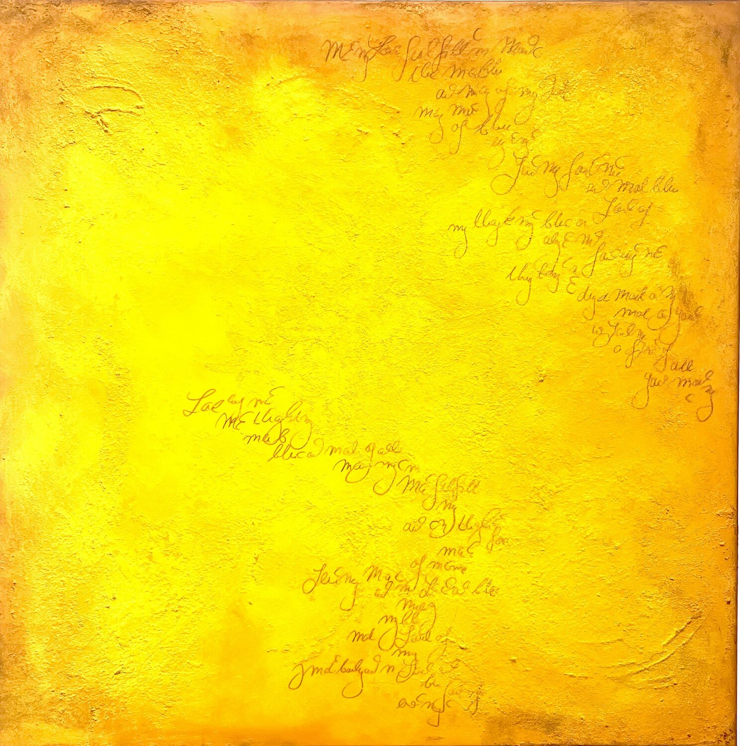Sunshine yellow square Isabel Kleinert