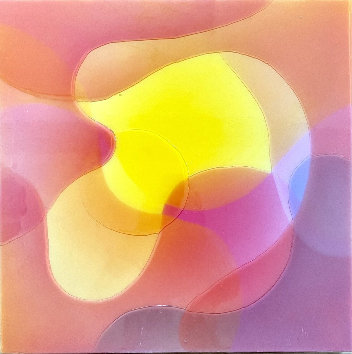 Pink orange candy wave five Isabel Kleinert
