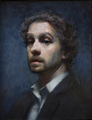 Self-Portrait by Brandon Soloff, Painting for Sale on Singulart
