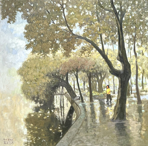 Early Frost by Bui Trong Du, Painting for Sale on Singulart