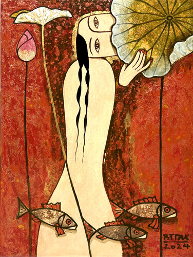 The shame by Bui Trong Du, Painting for Sale on Singulart