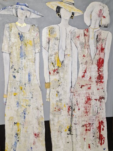 Girl Friends von Friedrich Wurm, Malerei kaufen auf Singulart