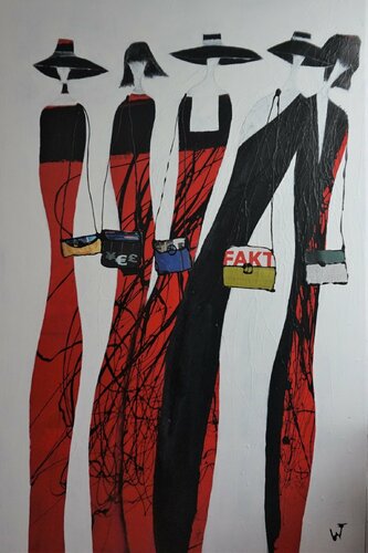 Shopping Time di Friedrich Wurm, Pittura in vendita su Singulart