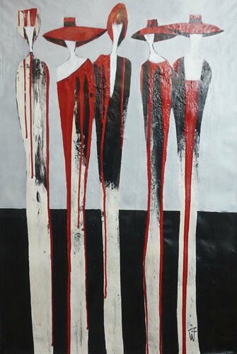 Die Kardinälinnen van Friedrich Wurm, Schilderij te koop op Singulart