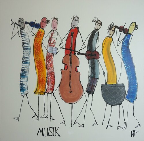 Musik par Friedrich Wurm, Peinture en vente sur Singulart