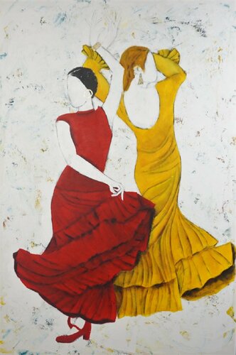 Flamenco di Friedrich Wurm, Pittura in vendita su Singulart