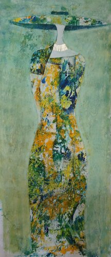 Lady mit Hut von Friedrich Wurm, Malerei kaufen auf Singulart