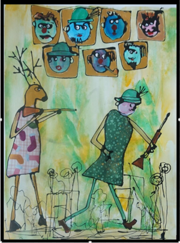 Treibjagd von Friedrich Wurm, Malerei kaufen auf Singulart