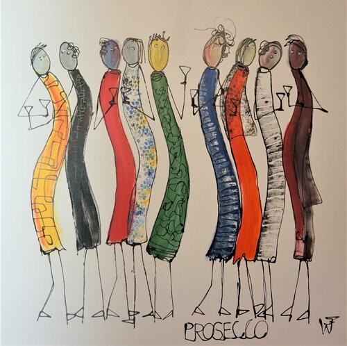 Prosecco di Friedrich Wurm, Pittura in vendita su Singulart