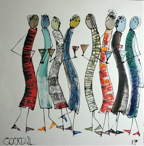 Cocktail par Friedrich Wurm, Peinture en vente sur Singulart