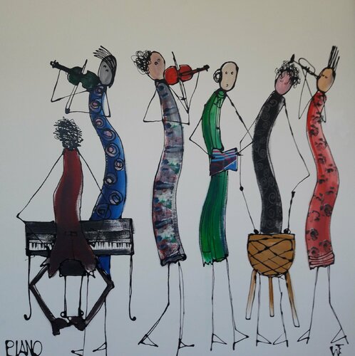 Piano par Friedrich Wurm, Peinture en vente sur Singulart