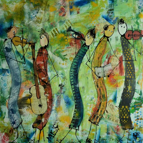 Music par Friedrich Wurm, Peinture en vente sur Singulart