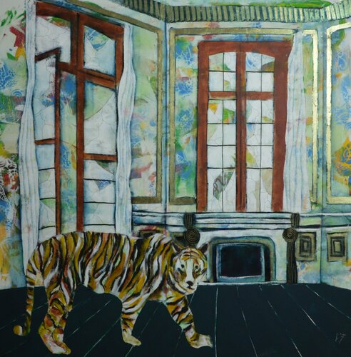 Die Rückkehr des Tigers de Friedrich Wurm, Pintura a la venta en Singulart
