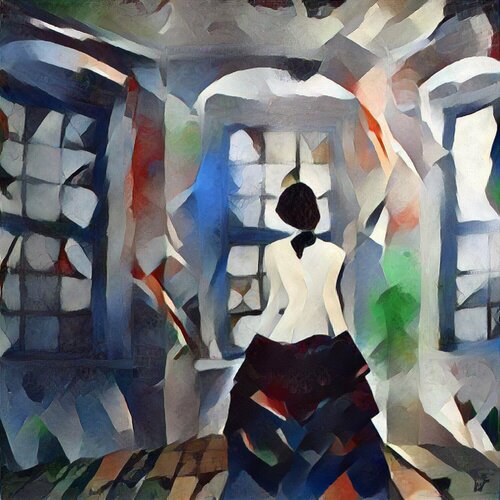 Blick aus dem Fenster von Friedrich Wurm, Digital kaufen auf Singulart