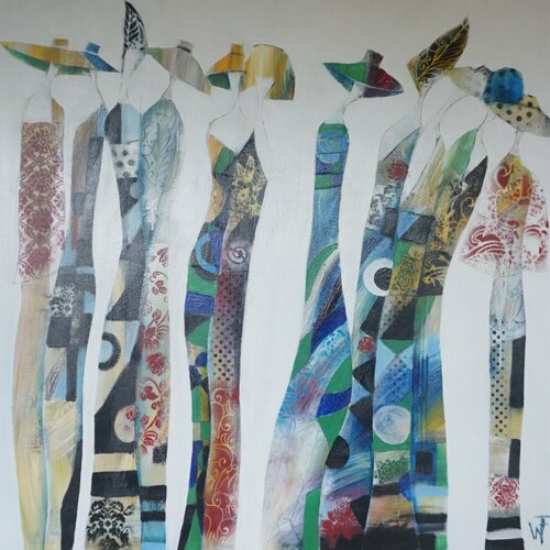 Smalltalk par Friedrich Wurm, Peinture en vente sur Singulart