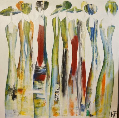 Smalltalk par Friedrich Wurm, Peinture en vente sur Singulart