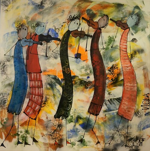 Viola par Friedrich Wurm, Peinture en vente sur Singulart