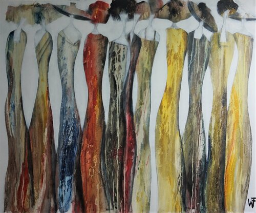 Smalltalk par Friedrich Wurm, Peinture en vente sur Singulart