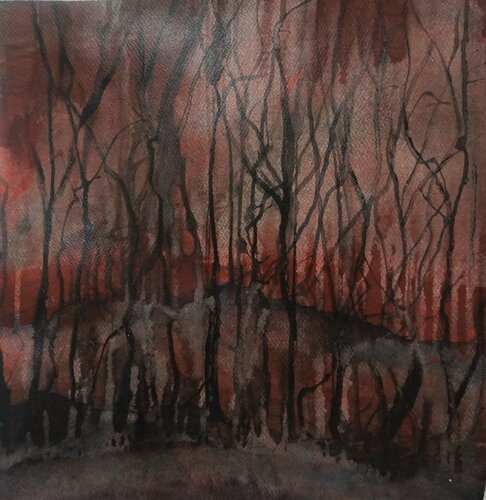 Waldspaziergang by Friedrich Wurm, 종이 for Sale on Singulart