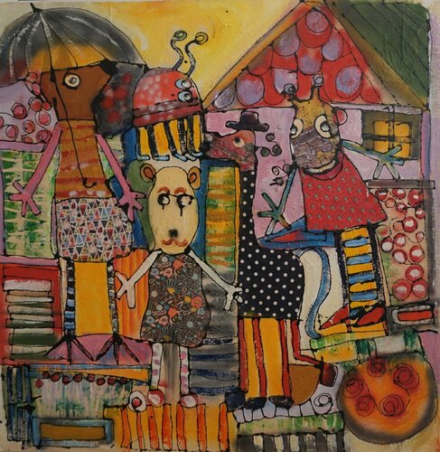 Antithese par Friedrich Wurm, Œuvre sur papier en vente sur Singulart