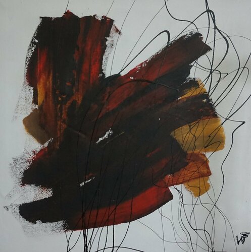 Glut by Friedrich Wurm, Painting for Sale on Singulart