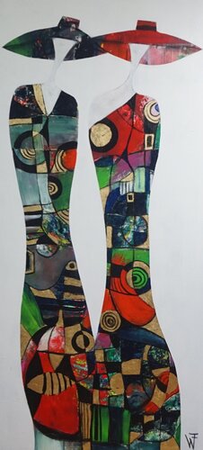 Ziemlich beste Freundinnen par Friedrich Wurm, Peinture en vente sur Singulart