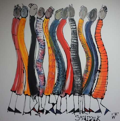 Smalltalk par Friedrich Wurm, Peinture en vente sur Singulart