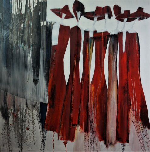 Die glorreichen Sieben par Friedrich Wurm, Peinture en vente sur Singulart