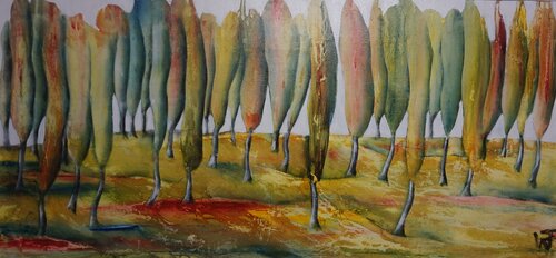 Auwald par Friedrich Wurm, Peinture en vente sur Singulart