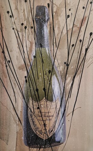 Champagner 4 par Friedrich Wurm, Œuvre sur papier en vente sur Singulart