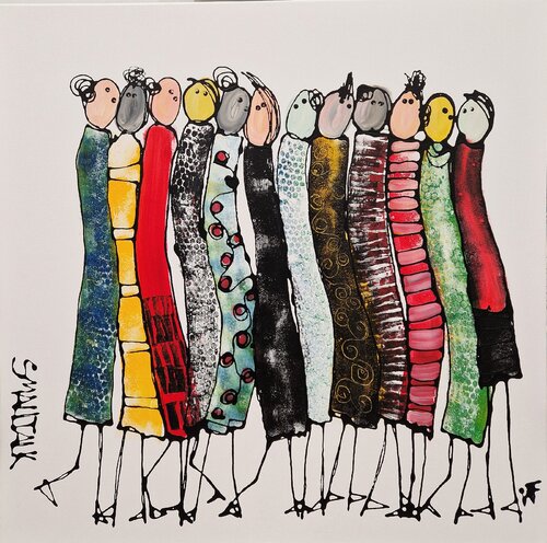 Smalltalk di Friedrich Wurm, Pittura in vendita su Singulart