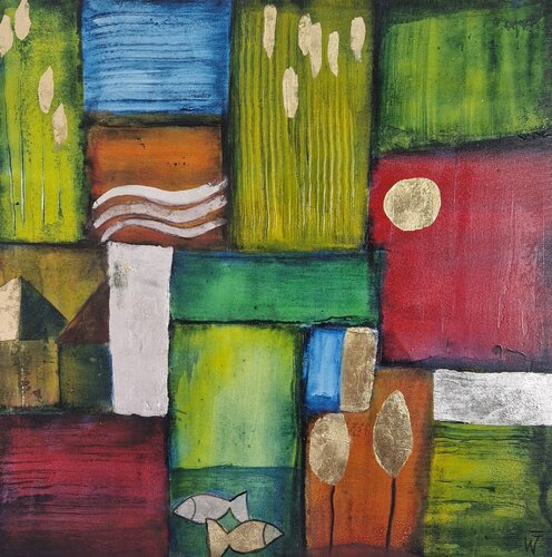 Biotop di Friedrich Wurm, Pittura in vendita su Singulart