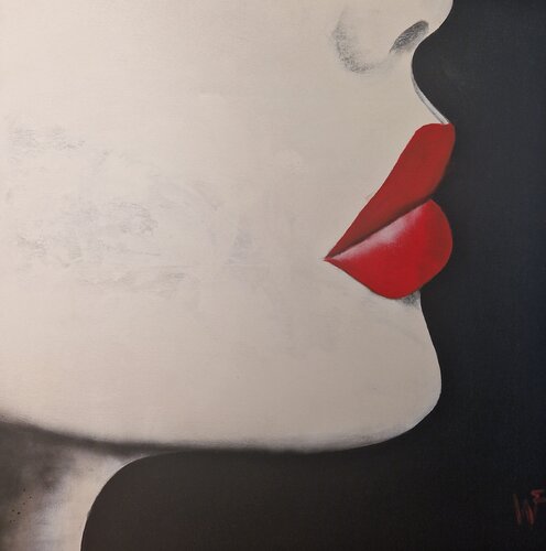 Red Lips di Friedrich Wurm, Pittura in vendita su Singulart