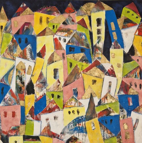 Sun City von Friedrich Wurm, Malerei kaufen auf Singulart