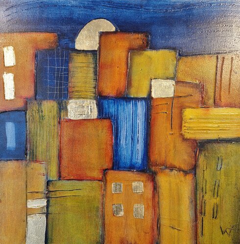 Stadt di Friedrich Wurm, Pittura in vendita su Singulart