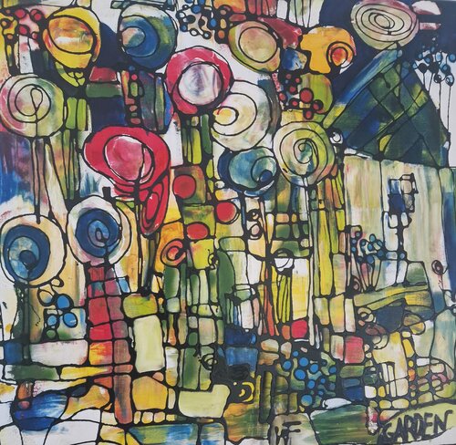 Garden di Friedrich Wurm, Pittura in vendita su Singulart