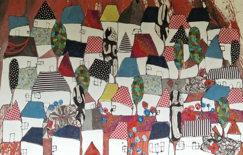 Town von Friedrich Wurm, Malerei kaufen auf Singulart