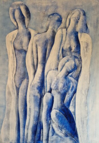 Im Bad II di Friedrich Wurm, Pittura in vendita su Singulart