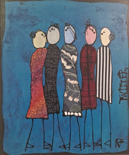 Twitter by Friedrich Wurm, Painting for Sale on Singulart