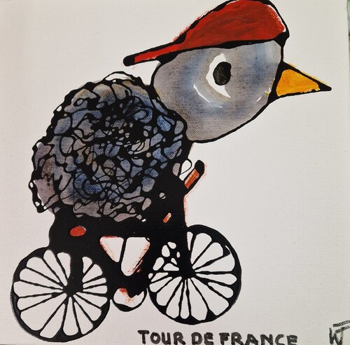 Tour de France par Friedrich Wurm, Peinture en vente sur Singulart