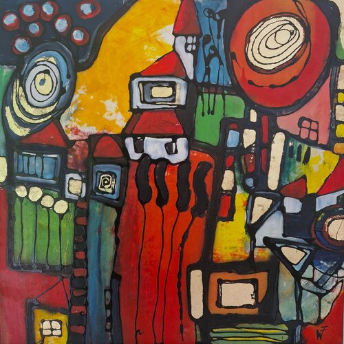 What a wonderful world par Friedrich Wurm, Peinture en vente sur Singulart